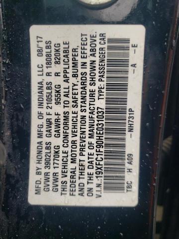 19XFC1F90HE031037 Honda Civic Touring