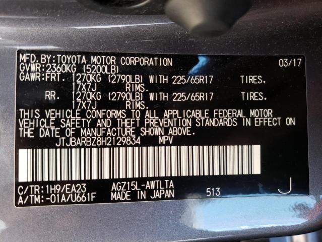 JTJBARBZ8H2129834 Lexus Nx 200t Base