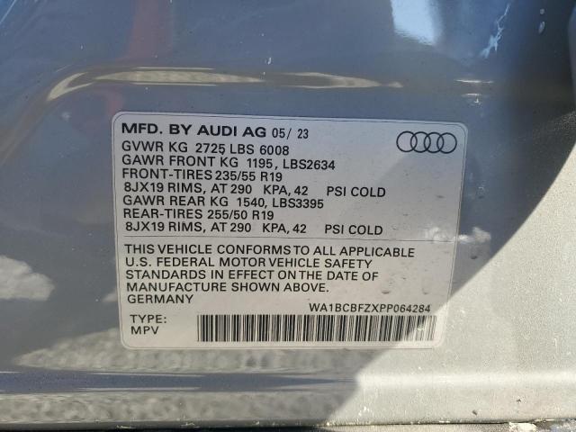 WA1BCBFZXPP064284 Audi Q4 E-tron Premium Plus