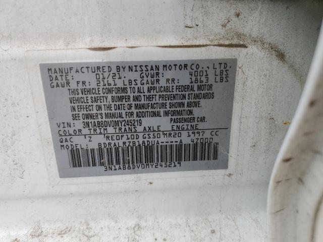 3N1AB8DV0MY245219 Nissan SENTRA SR