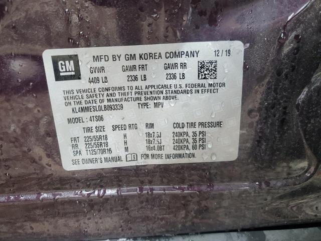 KL4MMESL0LB093339 Buick Encore Gx Select