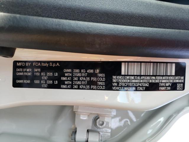 ZFBCFYBTXGP470042 Fiat 500x Easy