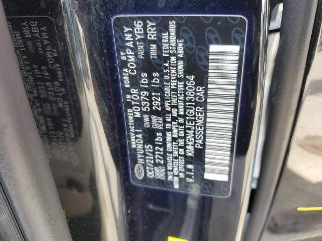 KMHGN4JE1GU138064 Hyundai Genesis 3.8l