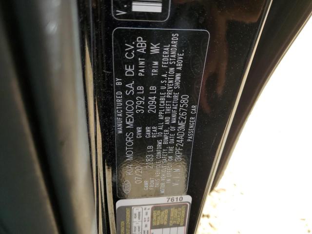 3KPF24AD3ME267580 KIA FORTE FE