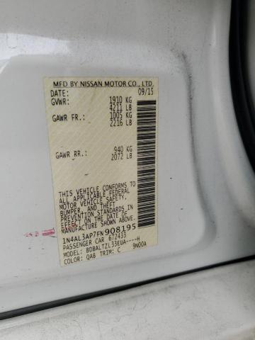 1N4AL3AP7FN908195 Nissan ALTIMA 2.5