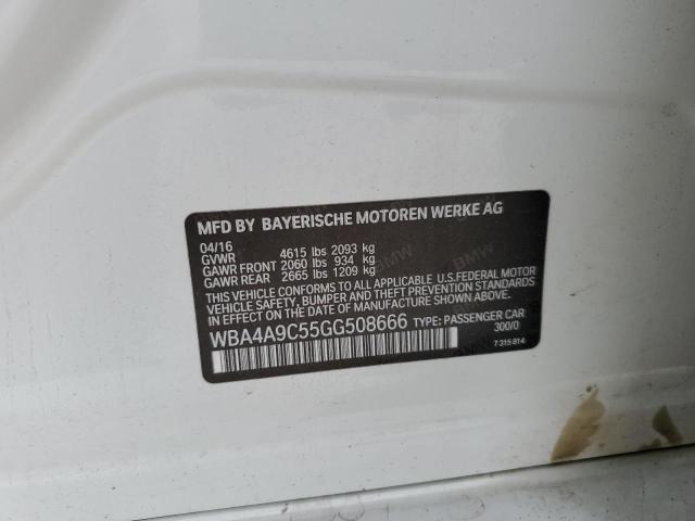 WBA4A9C55GG508666 BMW 428 I Gran Coupe Sulev