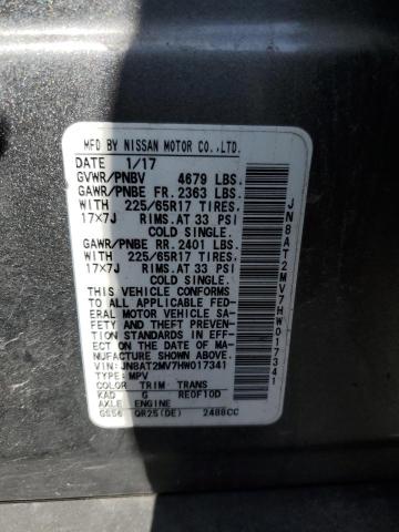 JN8AT2MV7HW017341 Nissan ROGUE S