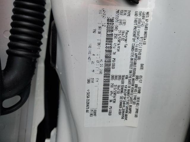 1FADP3F24HL286958 Ford FOCUS SE