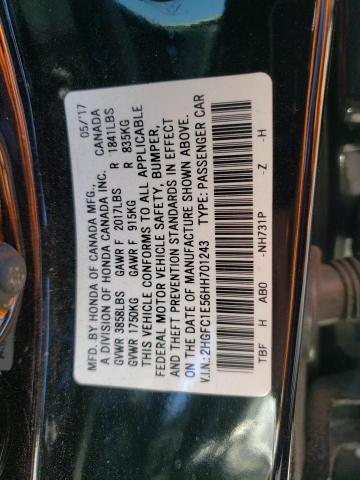 2HGFC1E56HH701243 Honda CIVIC SI
