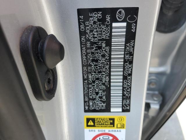 JTHBK1GG4E2149548 Lexus ES 350