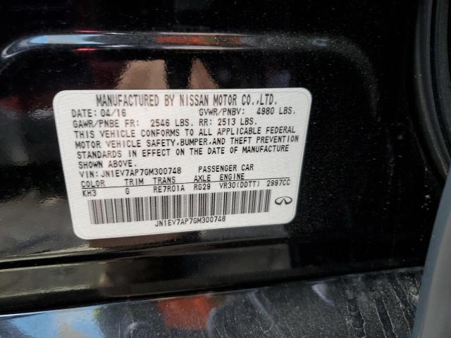 JN1EV7AP7GM300748 Infiniti Q50 Premium