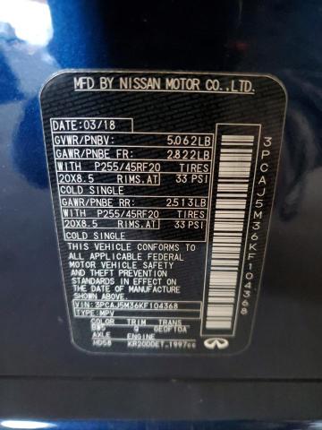 3PCAJ5M36KF104368 Infiniti Qx50 Essential