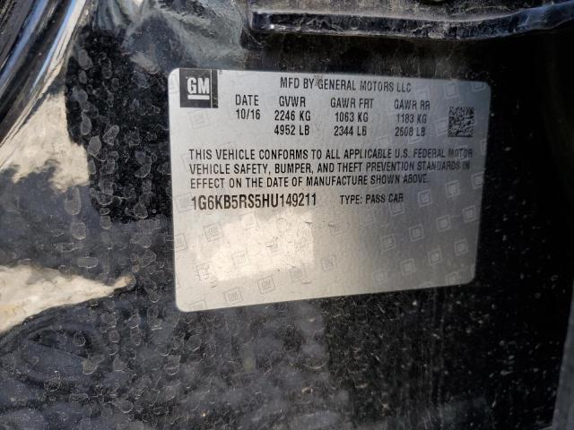 1G6KB5RS5HU149211 Cadillac CT6
