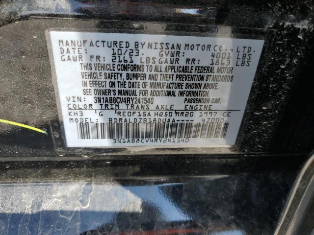 3N1AB8CV4RY241540 Nissan SENTRA SV