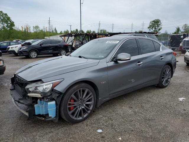 2017 Infiniti Q50 Red Sport 400 მანქანა იყიდება აუქციონზე, vin: JN1FV7AR9HM872122, აუქციონის ნომერი: 52542244