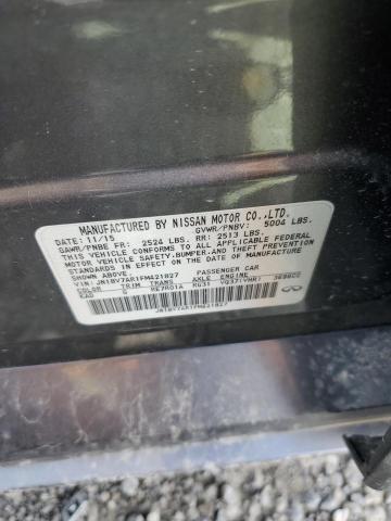 JN1BV7AR1FM421827 Infiniti Q50 BASE