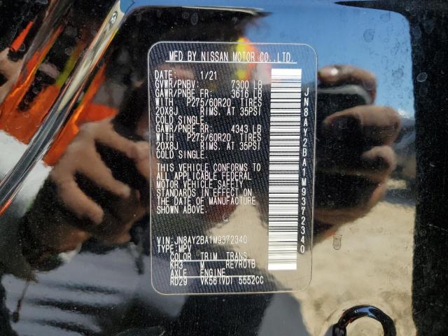 JN8AY2BA1M9372340 Nissan Armada Sl