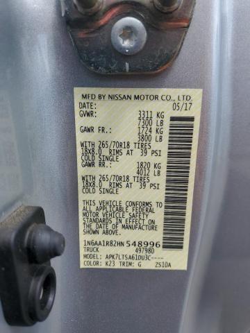 1N6AA1R82HN548996 Nissan TITAN S