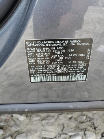 1V2KR2CA2RC500489 Volkswagen ATLAS SE