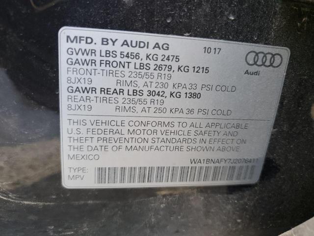 WA1BNAFY7J2076411 Audi Q5 Premium Plus