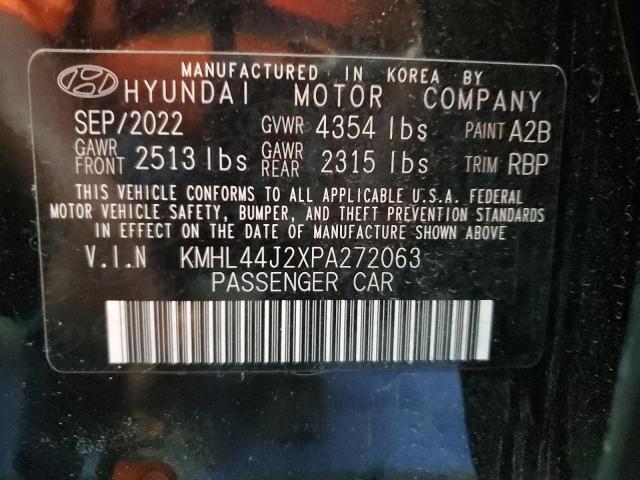 KMHL44J2XPA272063 Hyundai Sonata Sel Plus