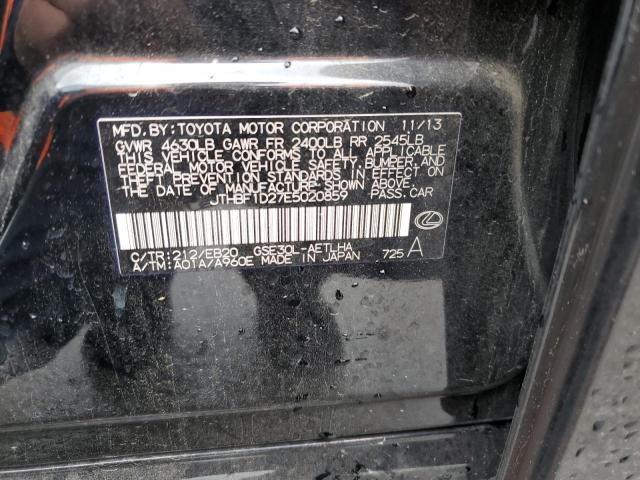 JTHBF1D27E5020859 Lexus IS 250