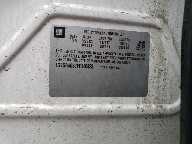 1G4GB5G37FF348823 Buick Lacrosse