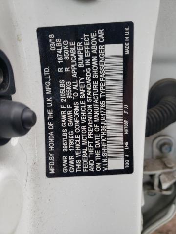 SHHFK7H36JU417765 Honda Civic Lx