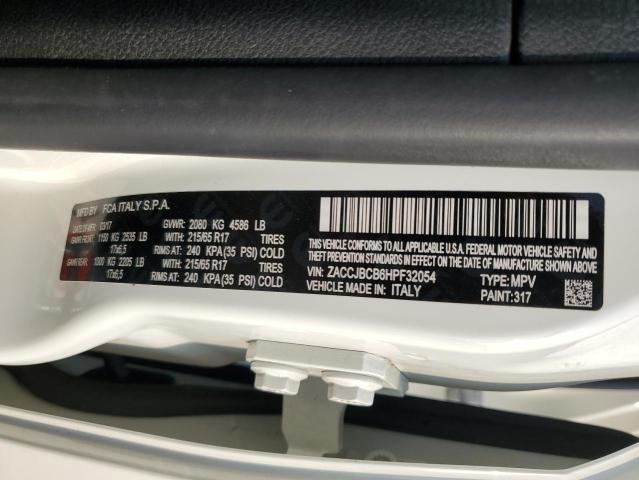 ZACCJBCB6HPF32054 Jeep Renegade Trailhawk