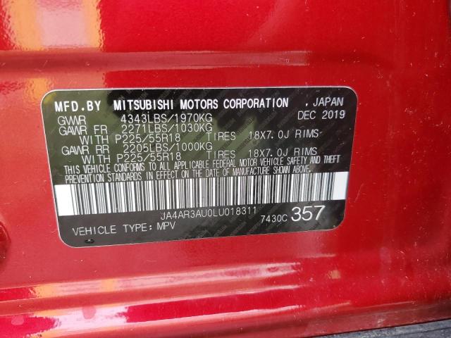 JA4AR3AU0LU018311 Mitsubishi Outlander Sport Es