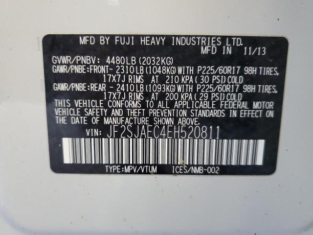 JF2SJAEC4EH520811 Subaru Forester 2.5i Premium