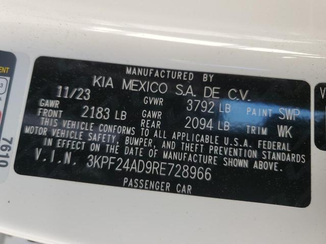 3KPF24AD9RE728966 KIA FORTE LX