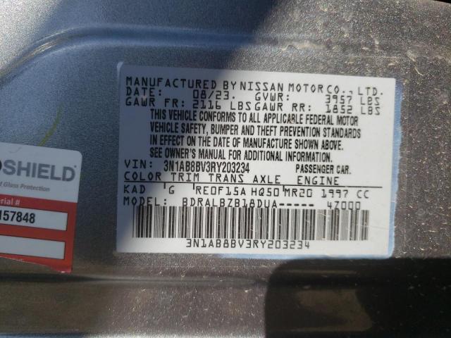 3N1AB8BV3RY203234 Nissan SENTRA S