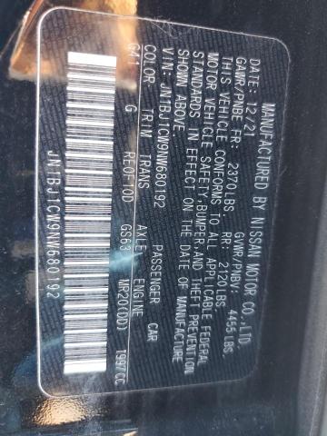 JN1BJ1CW9NW680192 Nissan Rogue Sport Sl