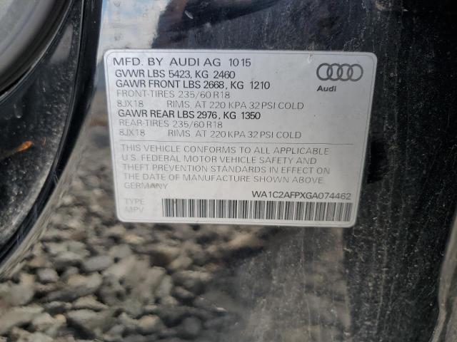 WA1C2AFPXGA074462 Audi Q5 PREMIUM