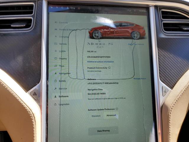 5YJSA1S15EFP37690 Tesla MODEL S