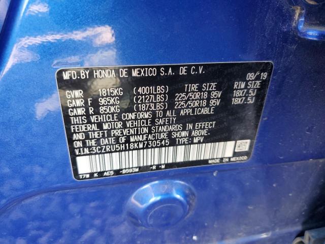 3CZRU5H18KM730545 Honda HR-V SPORT