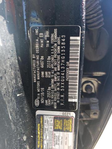 5XXGU4L37HG135843 KIA OPTIMA EX