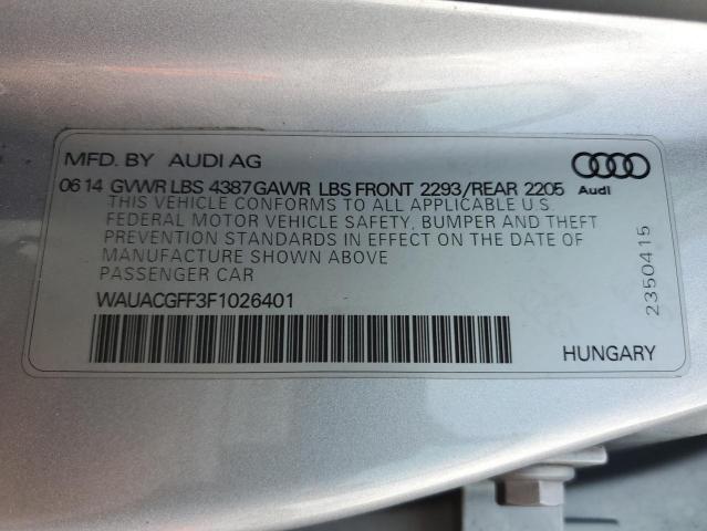 WAUACGFF3F1026401 Audi A3 PREMIUM