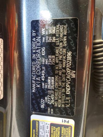 KNDPVCAGXP7023896 KIA Sportage Ex