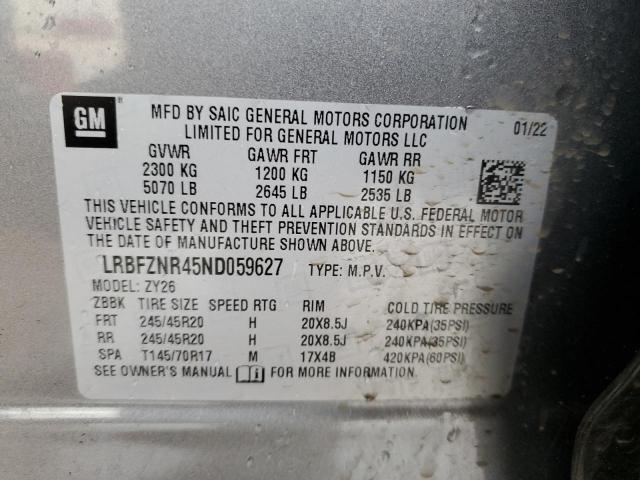 LRBFZNR45ND059627 Buick Envision Essence