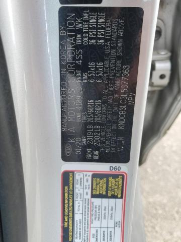 KNDCB3LC3L5377363 KIA NIRO LX