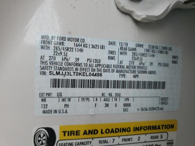5LMJJ3LT0KEL04498 Lincoln Navigator L Reserve
