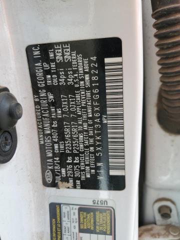 5XYKT3A6XFG618224 KIA SORENTO LX