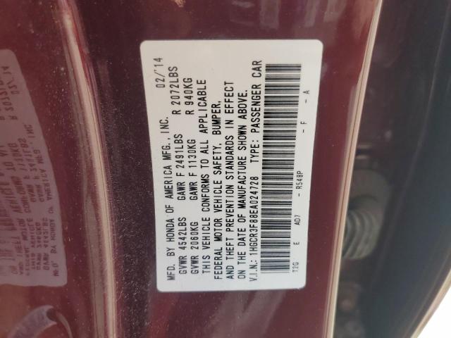 1HGCR3F88EA024728 Honda ACCORD EXL