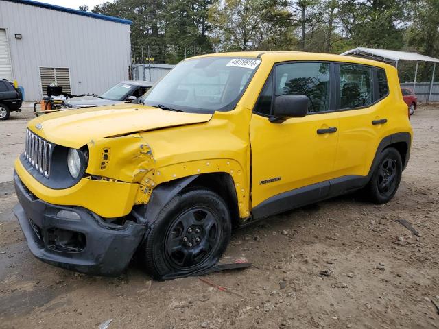 2016 Jeep Renegade Sport მანქანა იყიდება აუქციონზე, vin: ZACCJAAW9GPC68214, აუქციონის ნომერი: 49010914