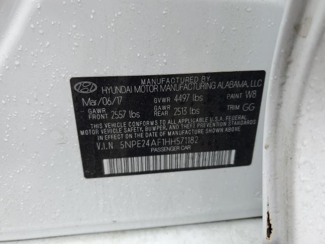 5NPE24AF1HH571182 Hyundai SONATA SE