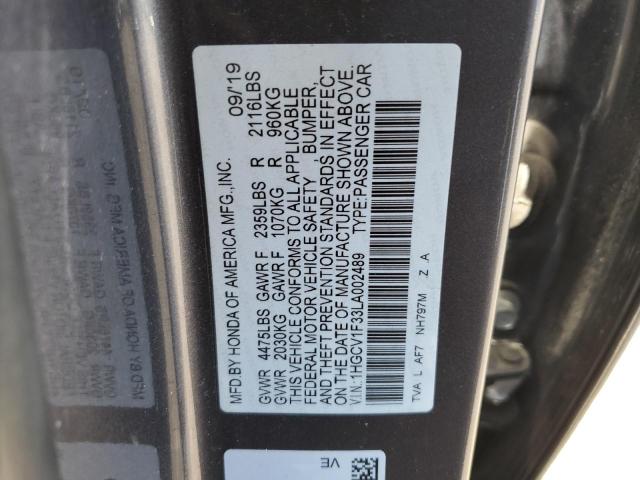 1HGCV1F33LA002489 Honda Accord Sport