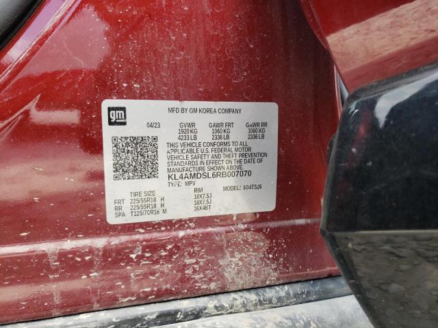 KL4AMDSL6RB007070 Buick Encore Gx Sport Touring