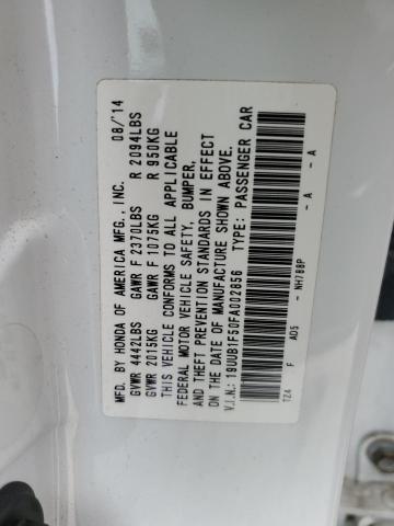 19UUB1F50FA002856 Acura TLX TECH